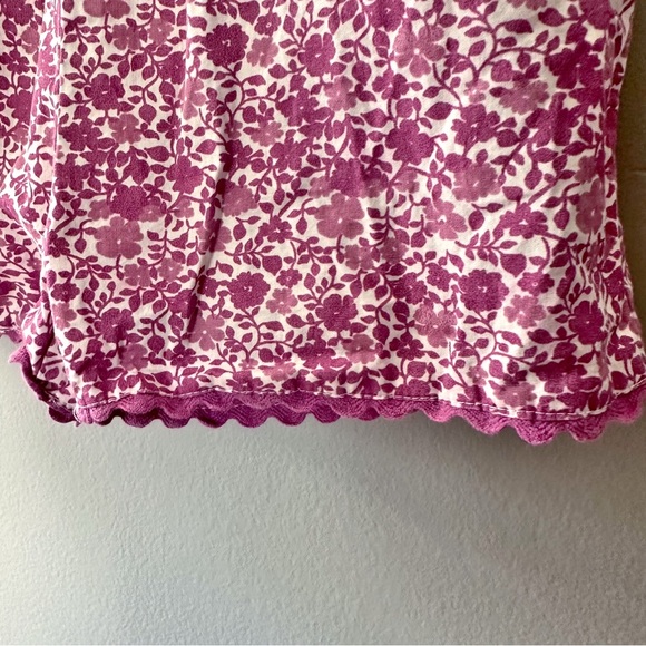 Kite Organic Cotton Lavender Floral Romper Sz 6-7 - Picture 5 of 12